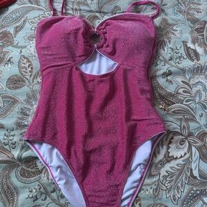 Cupshe Pink One Piece Swimsuit